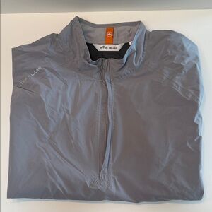 Peter Millar Steel Gray Half-Zip Jacket